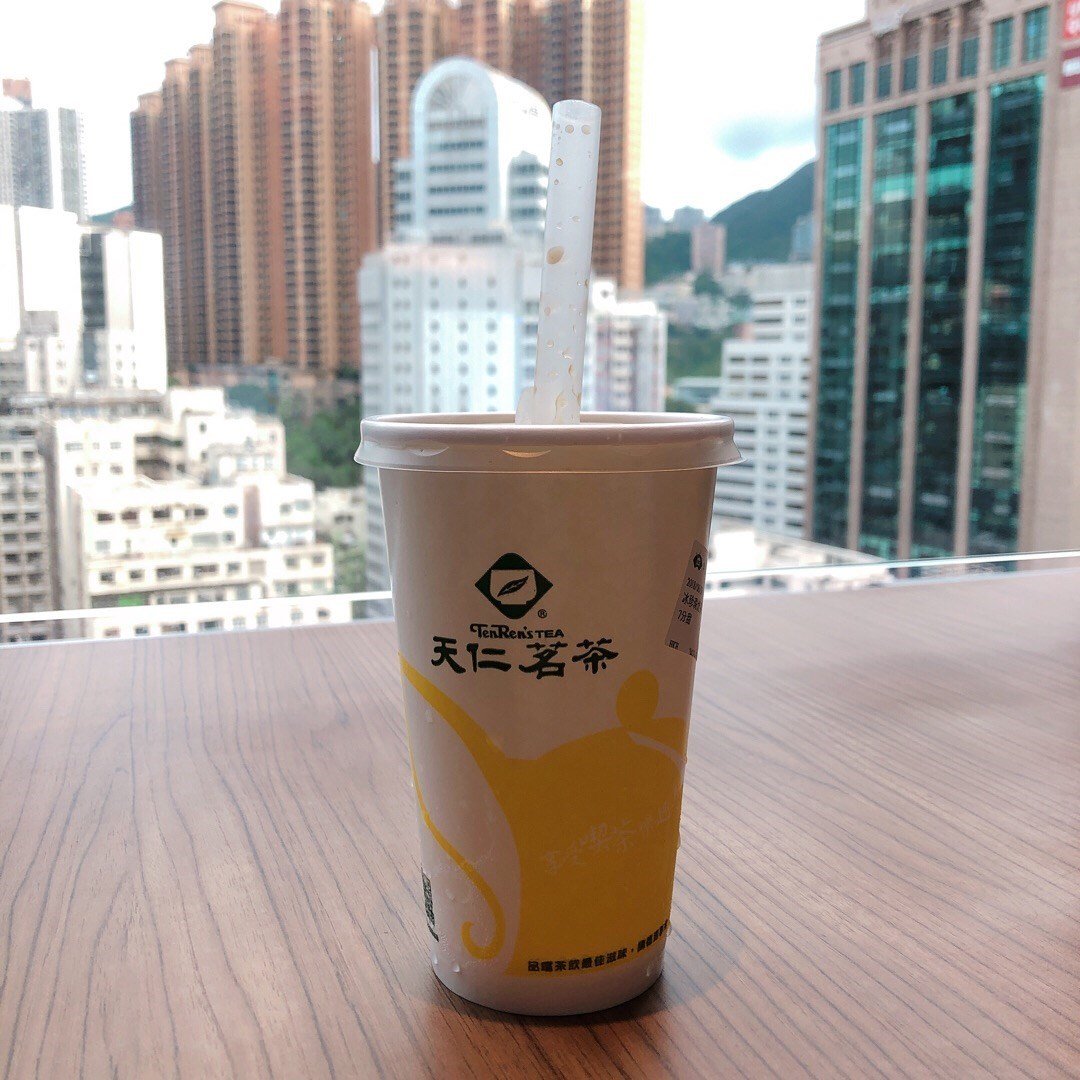 香港尖沙咀(チムサーチョイ)のタピオカ天仁茗茶