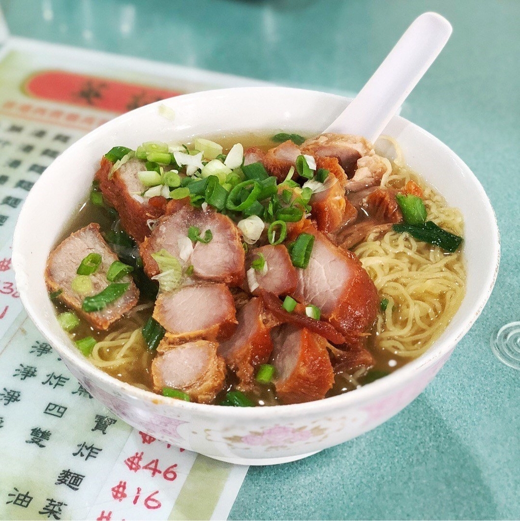 香港ミシュランワンタン麺のお店の英記麵家の写真