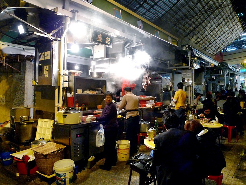 初心者にもおすすめの香港屋台「盛記」の外観